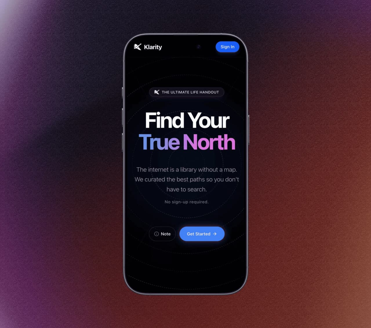 Klarity — Landing Page preview 2